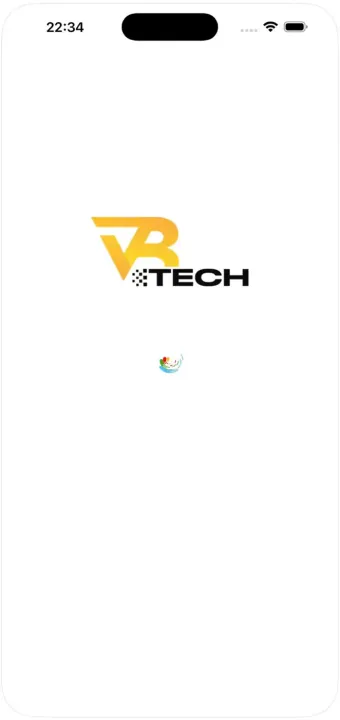 Màn hình khởi động ứng dụng VRTECH Connect