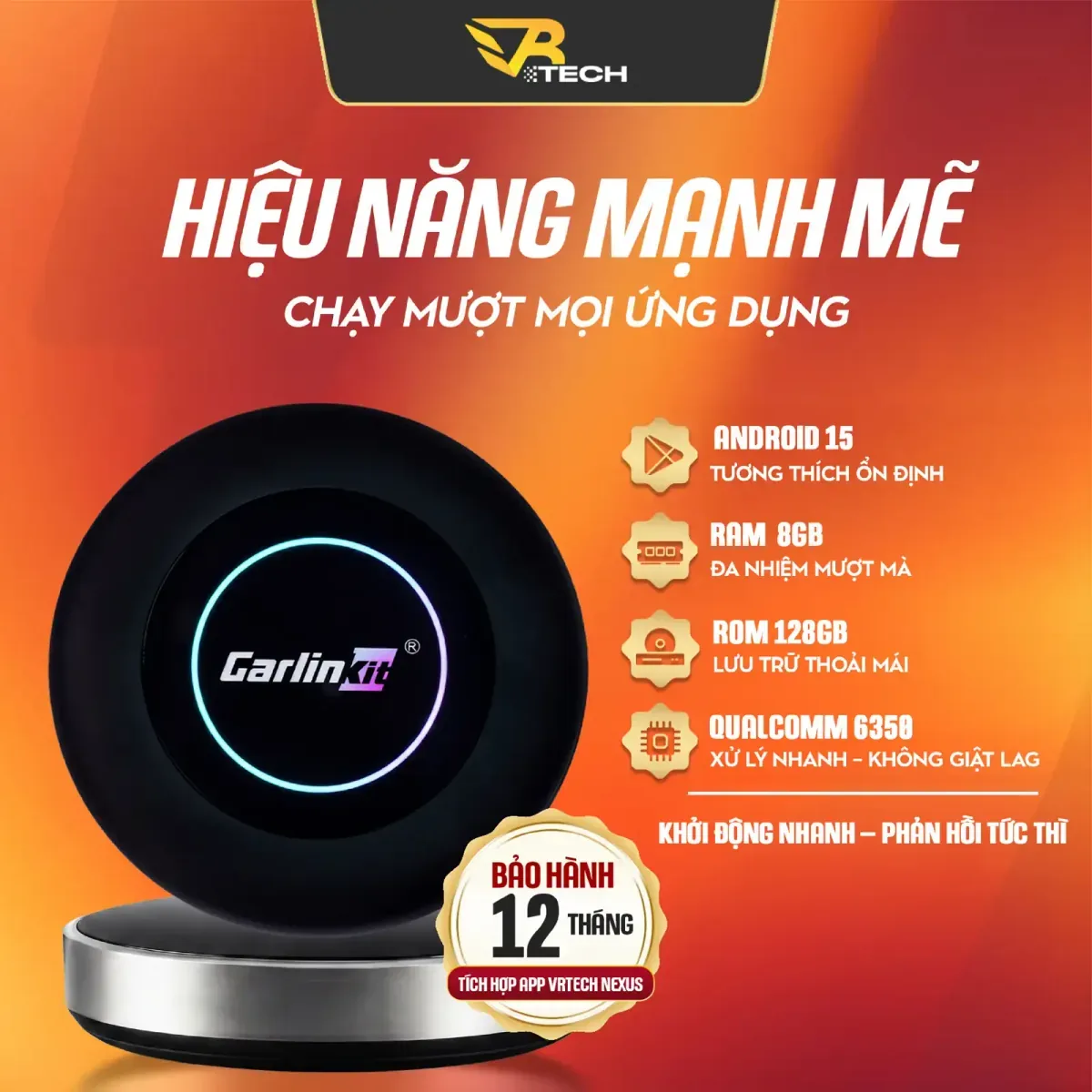 Cấu hình Carlinkit Ultra Max V2 8GB 128GB